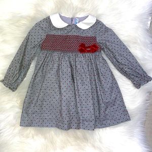 Mayoral Grey & Red European Dress